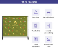 10 ft x 8 ft Step and Repeat Adjustable Banner Stands