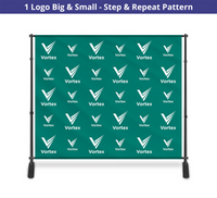 10 ft x 8 ft Step and Repeat Adjustable Banner Stands
