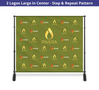 10 ft x 8 ft Step and Repeat Adjustable Banner Stands