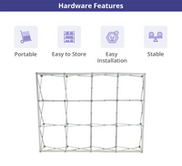 Tension Fabric Pop Up Straight Backdrop