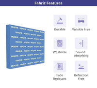 Tension Fabric Pop Up Straight Backdrop