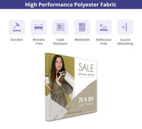 Fabric Pop Up Straight Display
