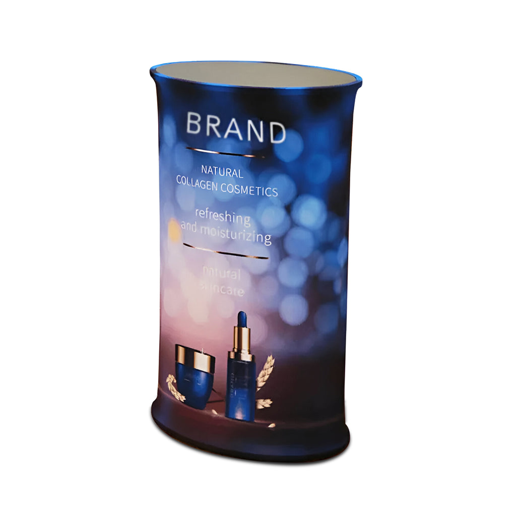 Fabric Pop Up Booth Oval